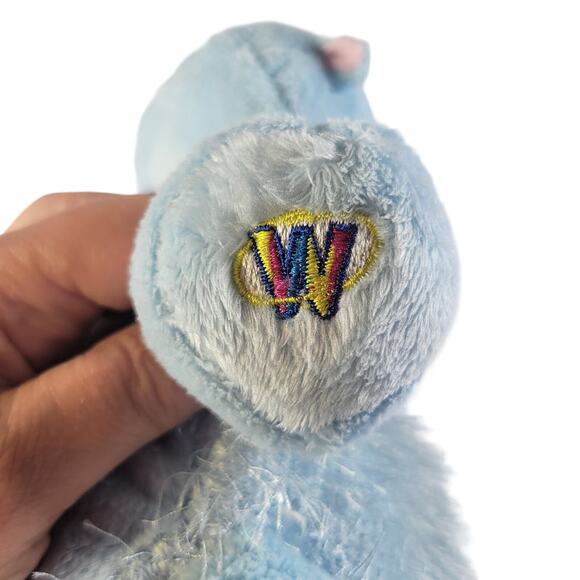 Webkinz Blue Hippo Plush Ganz Stuffed Animal No Code Hippopotamus - Picture 4 of 16